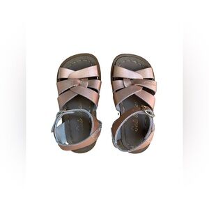 Salt Water Size 6 Rose Gold Sandals